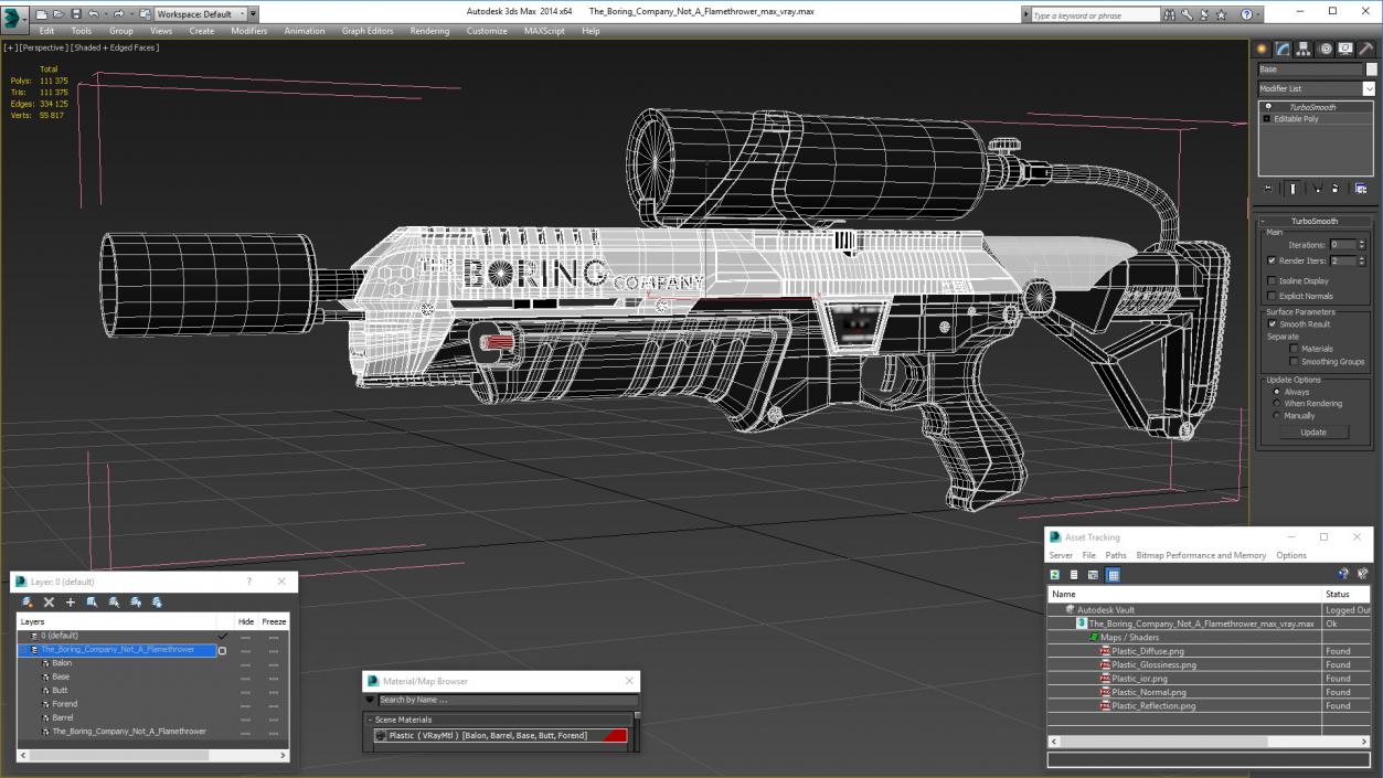 The Boring Company Not A Flamethrower 3D