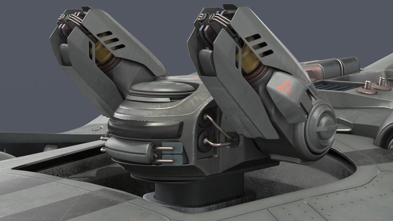 3D model Sci Fi Spacecraft Rigged Collection