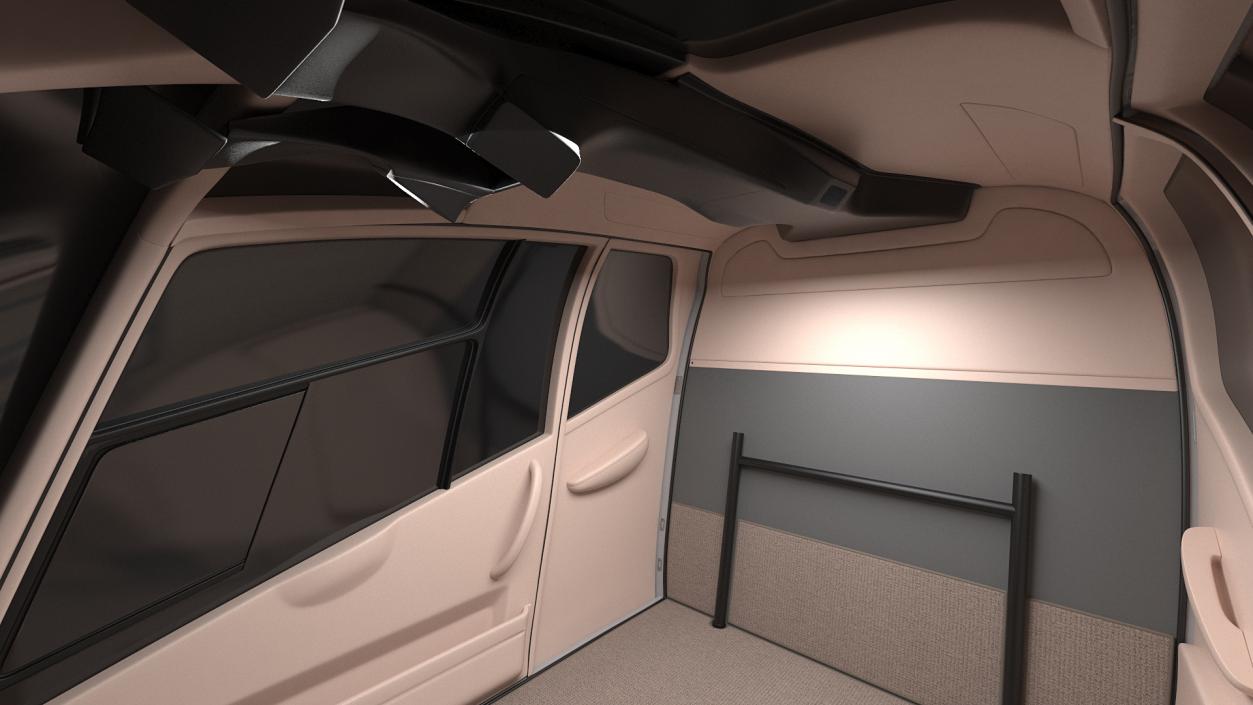 3D Lightweight Helicopter Simple Interior model