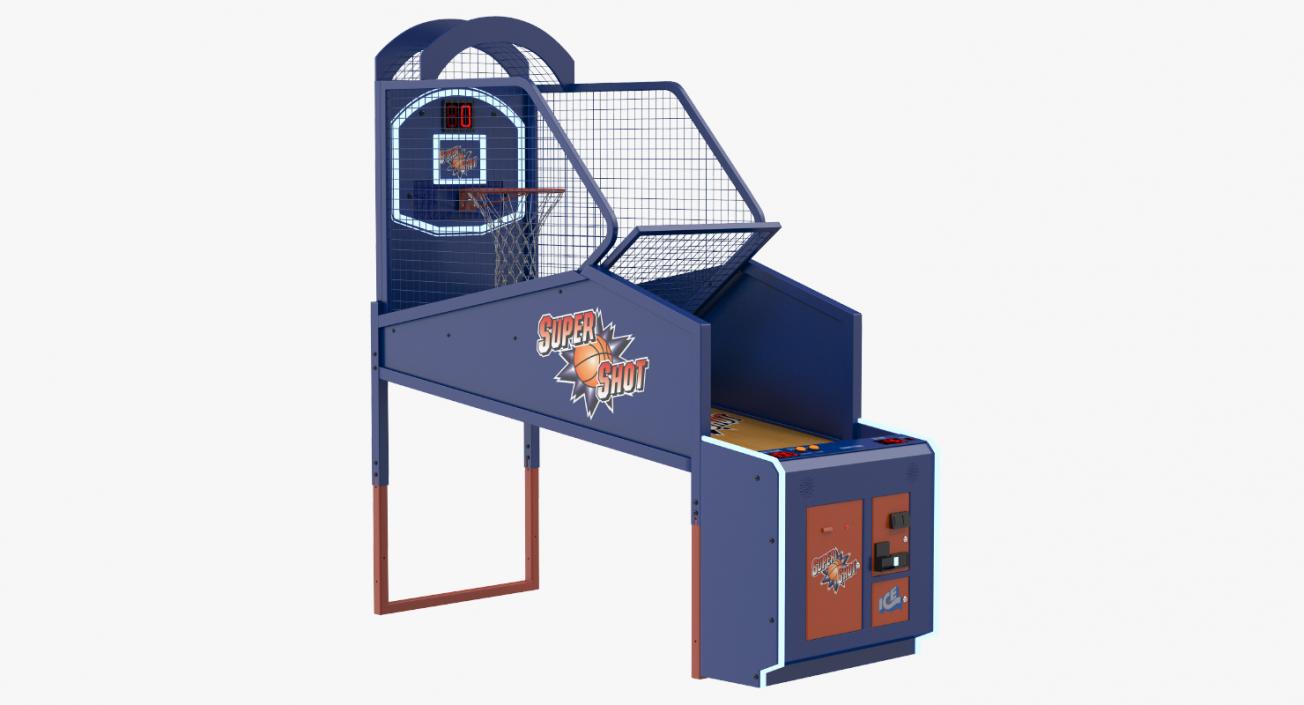 3D Arcade Games Collection model