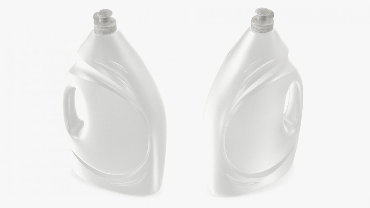 Plastic Bottle for Dish Soap Empty 3D model