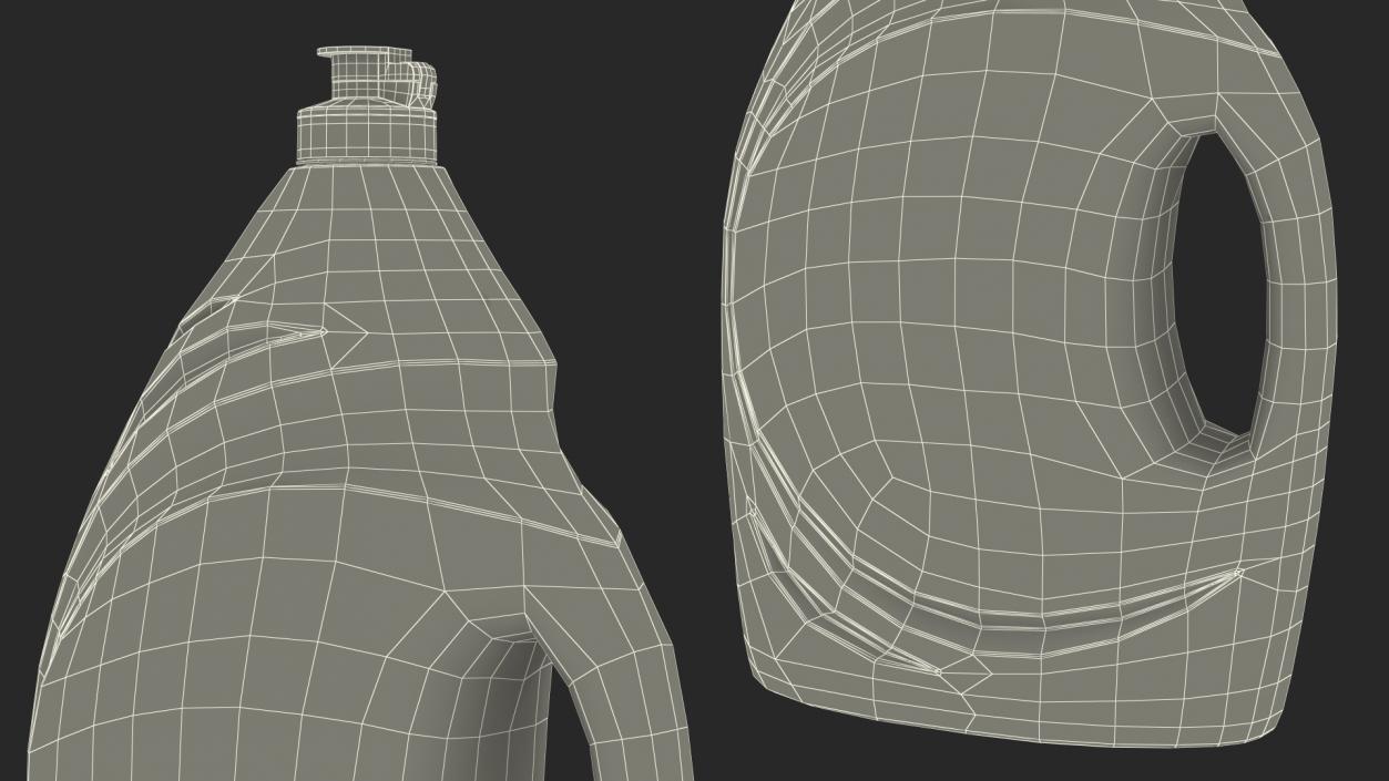 Plastic Bottle for Dish Soap Empty 3D model