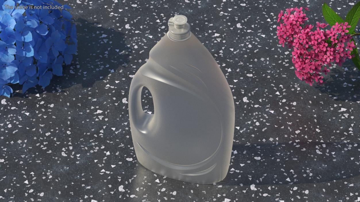 Plastic Bottle for Dish Soap Empty 3D model