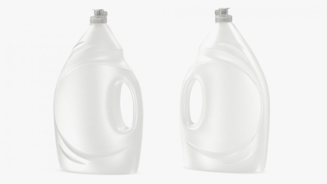 Plastic Bottle for Dish Soap Empty 3D model