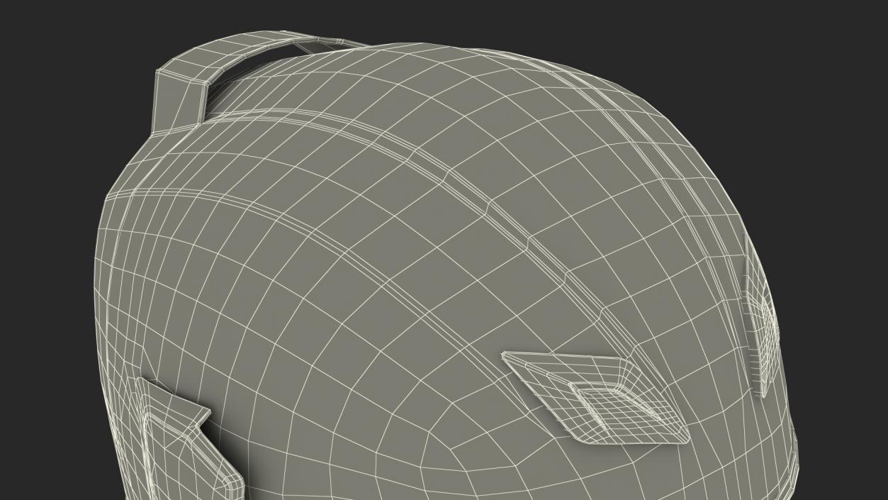 3D model Motorcycle Helmet Icon Airflite Quicksilver 2