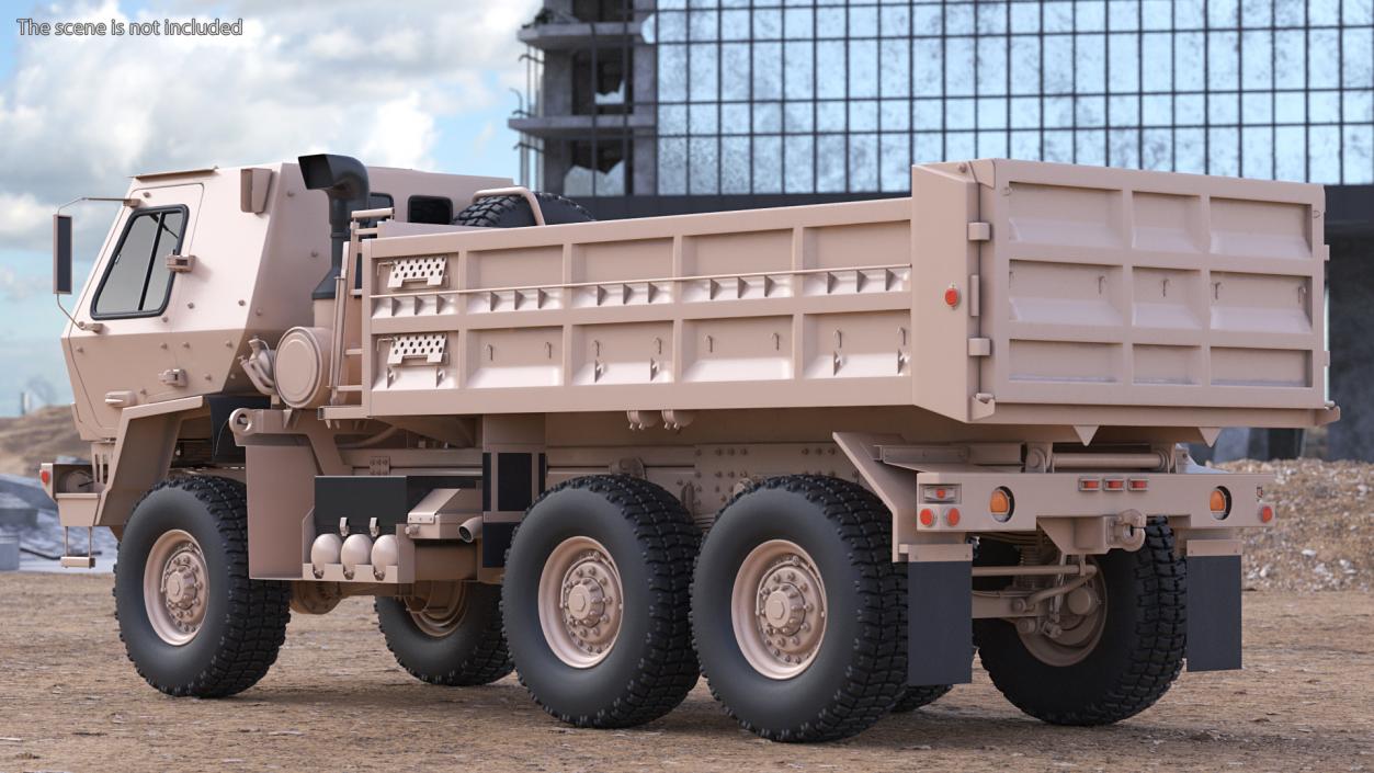 Oshkosh FMTV Dump Truck Exterior Only 3D