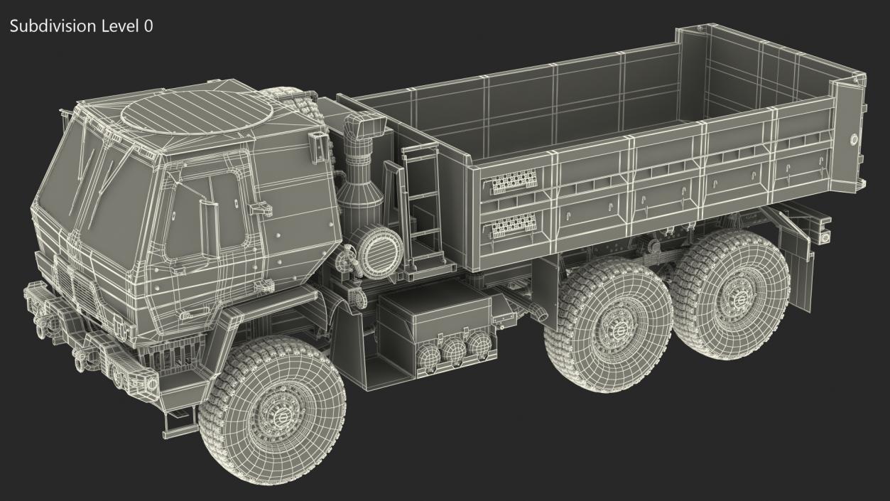 Oshkosh FMTV Dump Truck Exterior Only 3D