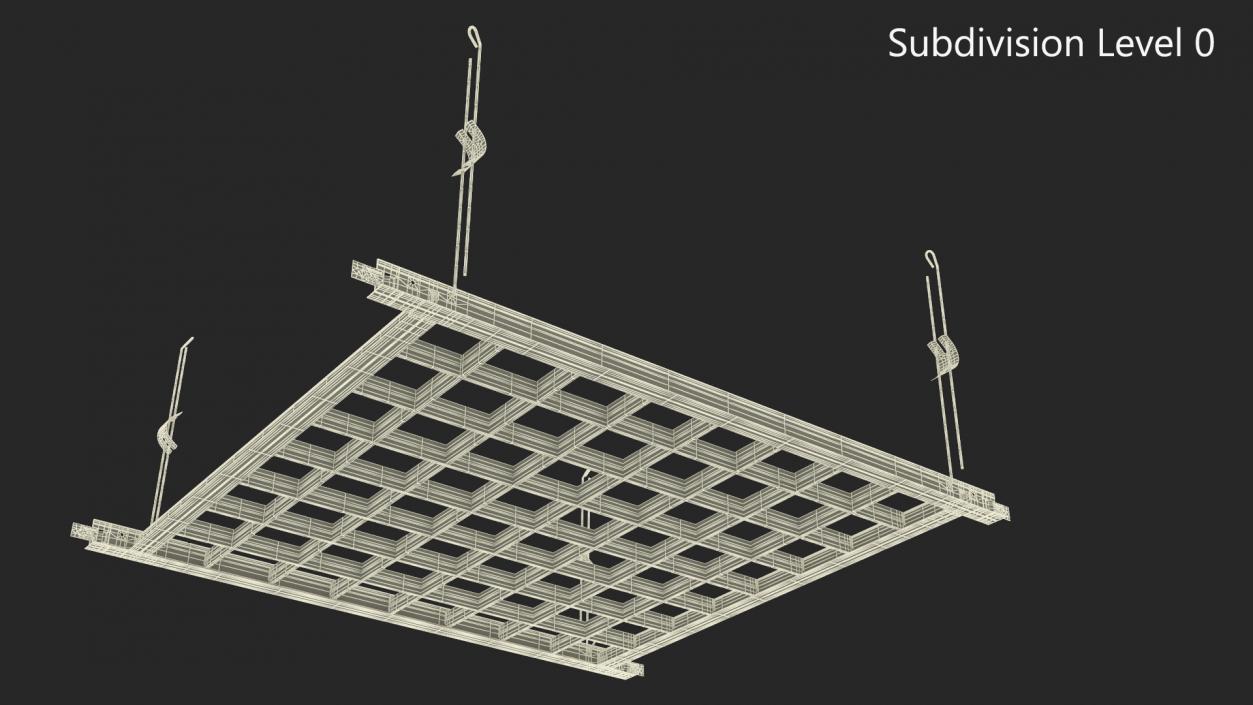 3D Aluminum Grid Ceiling