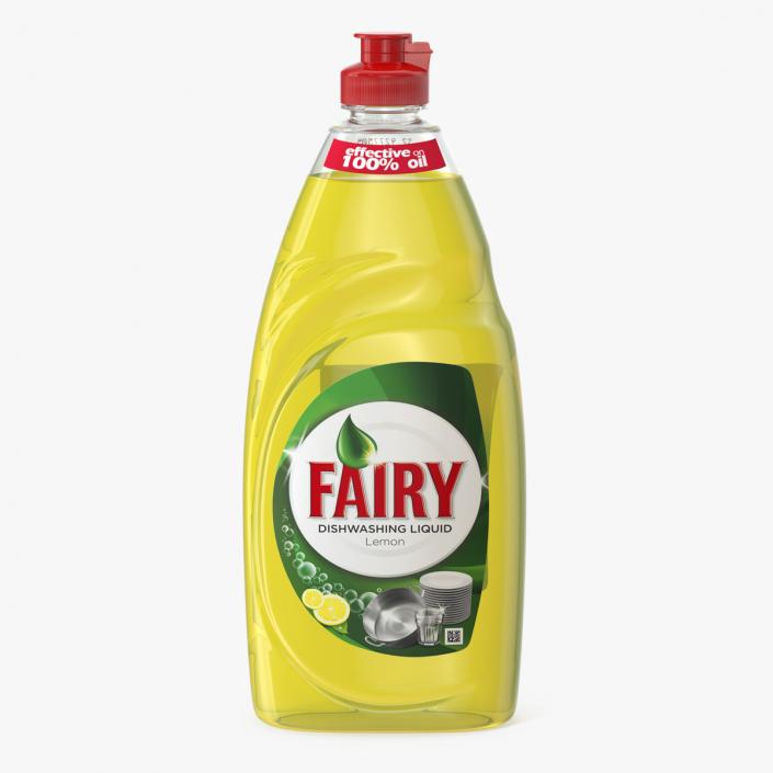 3D model Lemon Dishwashing Liquid Fairy