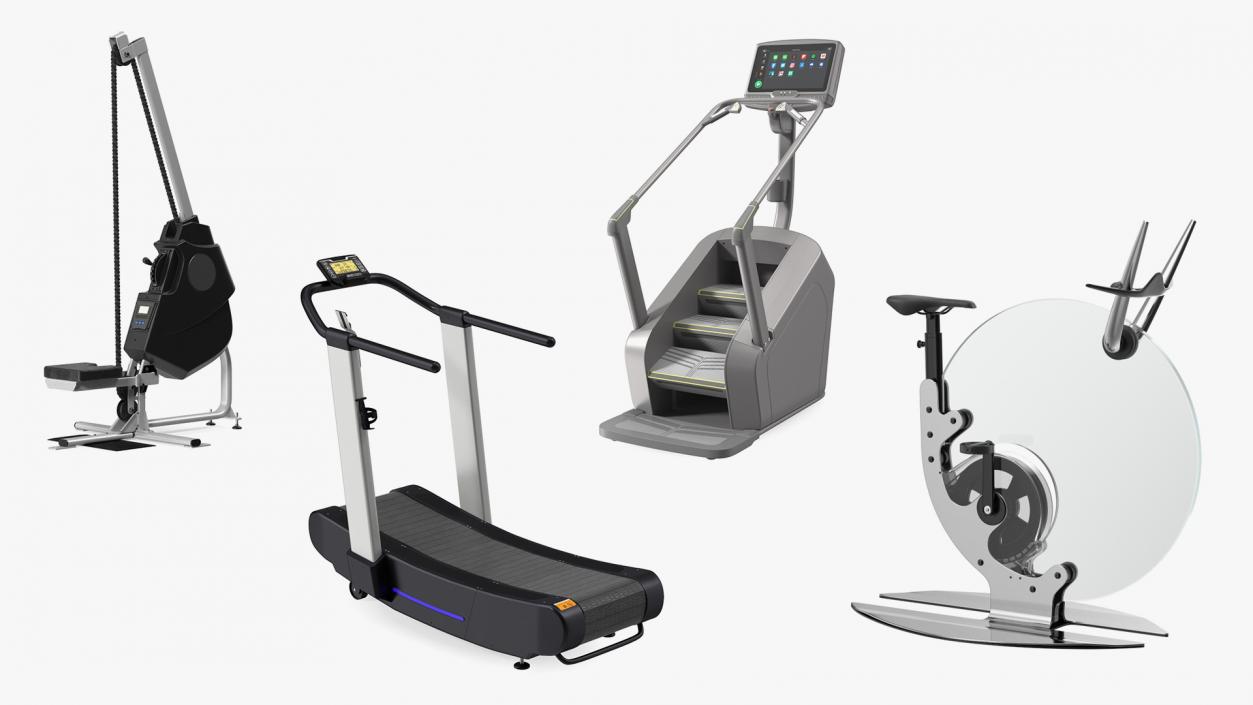 Workout Machines Collection 2 3D model