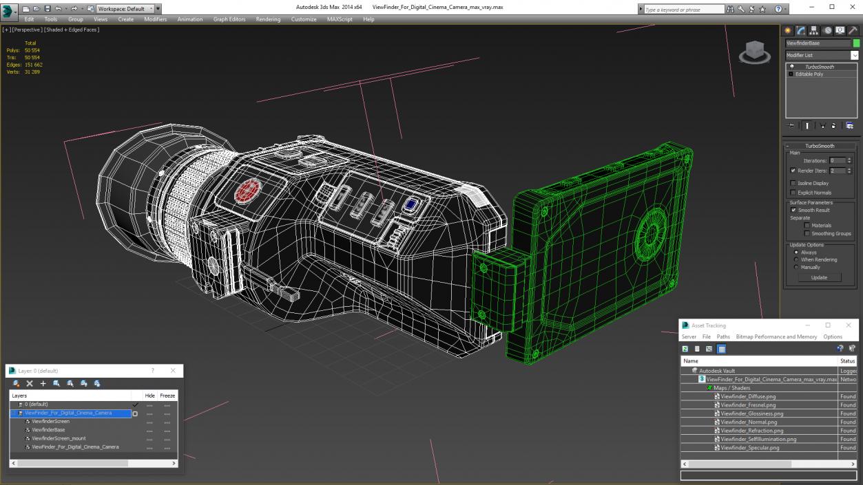 3D ViewFinder For Digital Cinema Camera