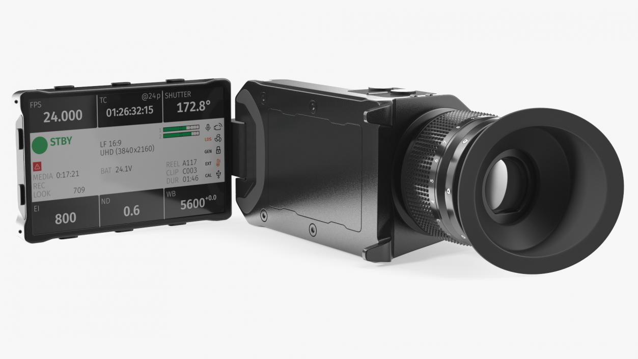 3D ViewFinder For Digital Cinema Camera