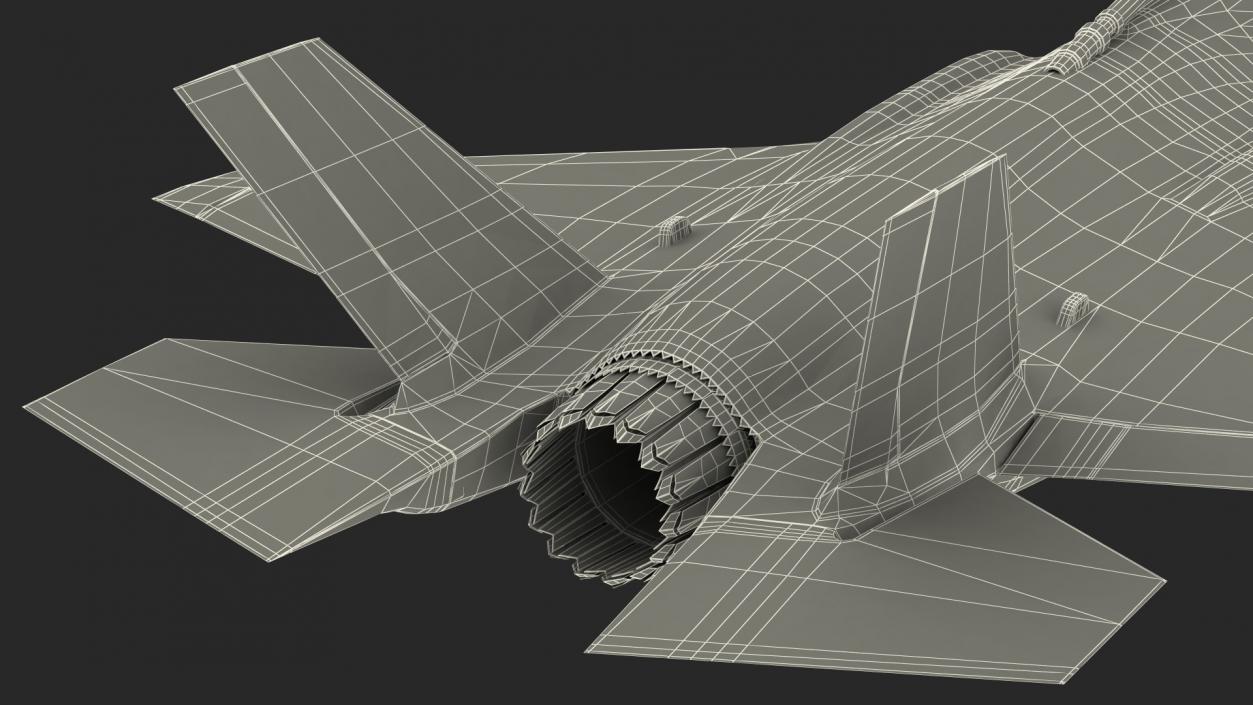 3D Boeing KC 135 Stratotanker with F35 Lightning II model