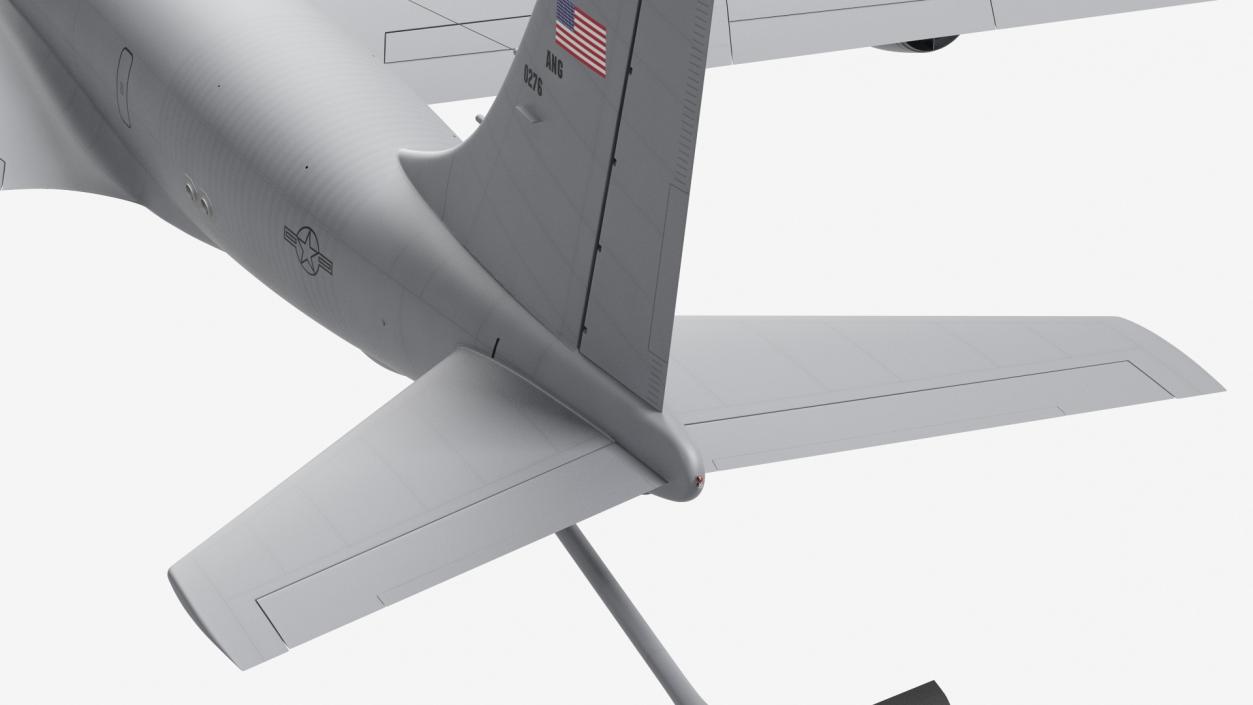 3D Boeing KC 135 Stratotanker with F35 Lightning II model