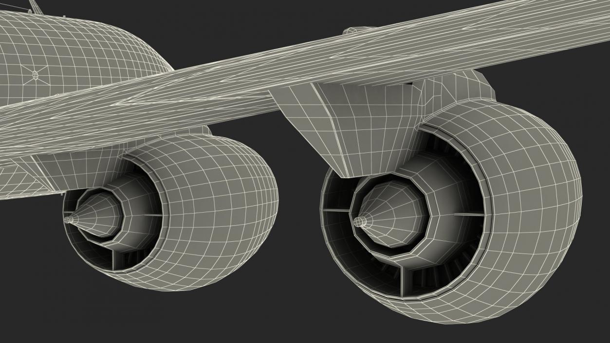 3D Boeing KC 135 Stratotanker with F35 Lightning II model