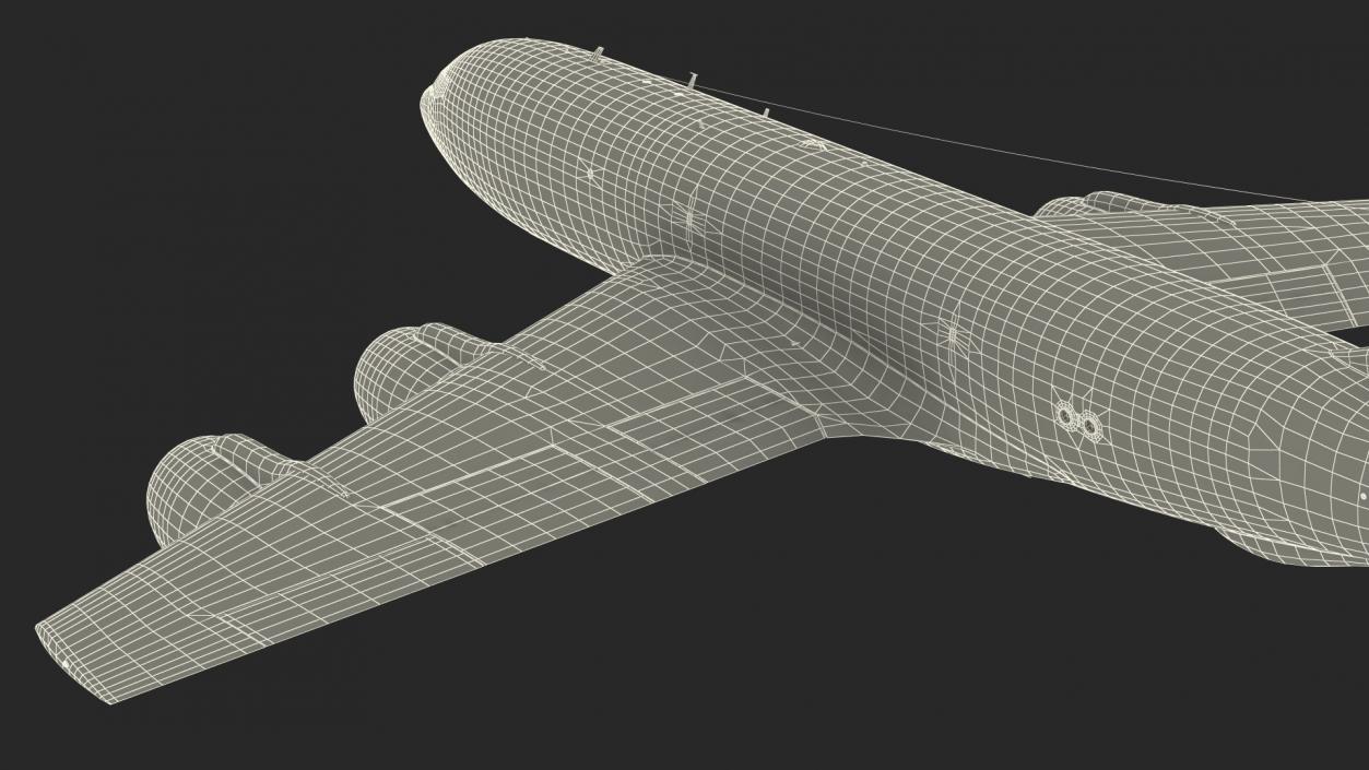 3D Boeing KC 135 Stratotanker with F35 Lightning II model