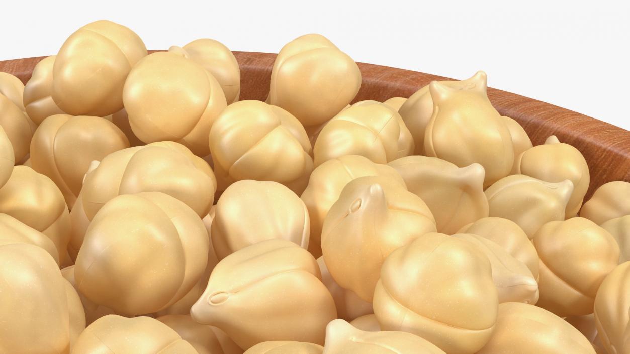 3D model Chickpeas Beans in a Bowl