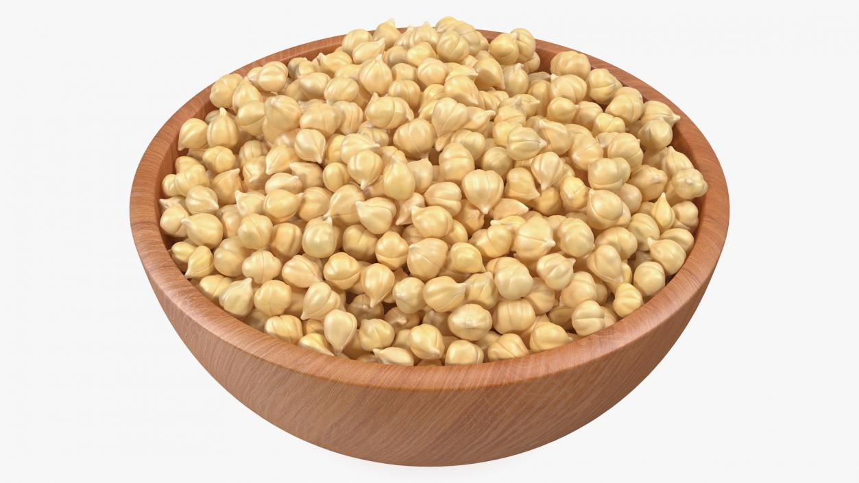 3D model Chickpeas Beans in a Bowl