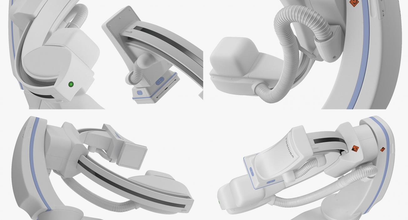 Floor Mounted C-Arm System Toshiba 3D model