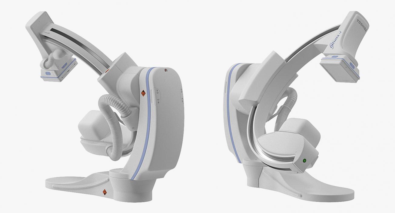 Floor Mounted C-Arm System Toshiba 3D model