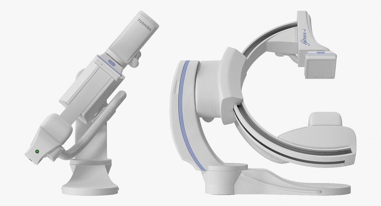 Floor Mounted C-Arm System Toshiba 3D model