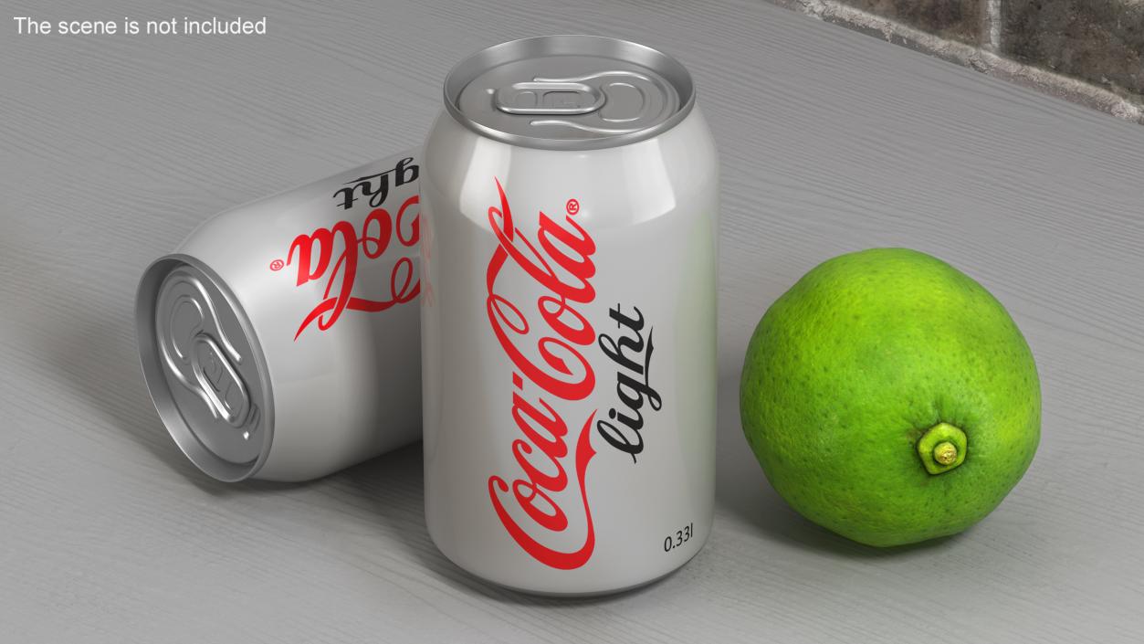 Coca Cola Light Can 3D model