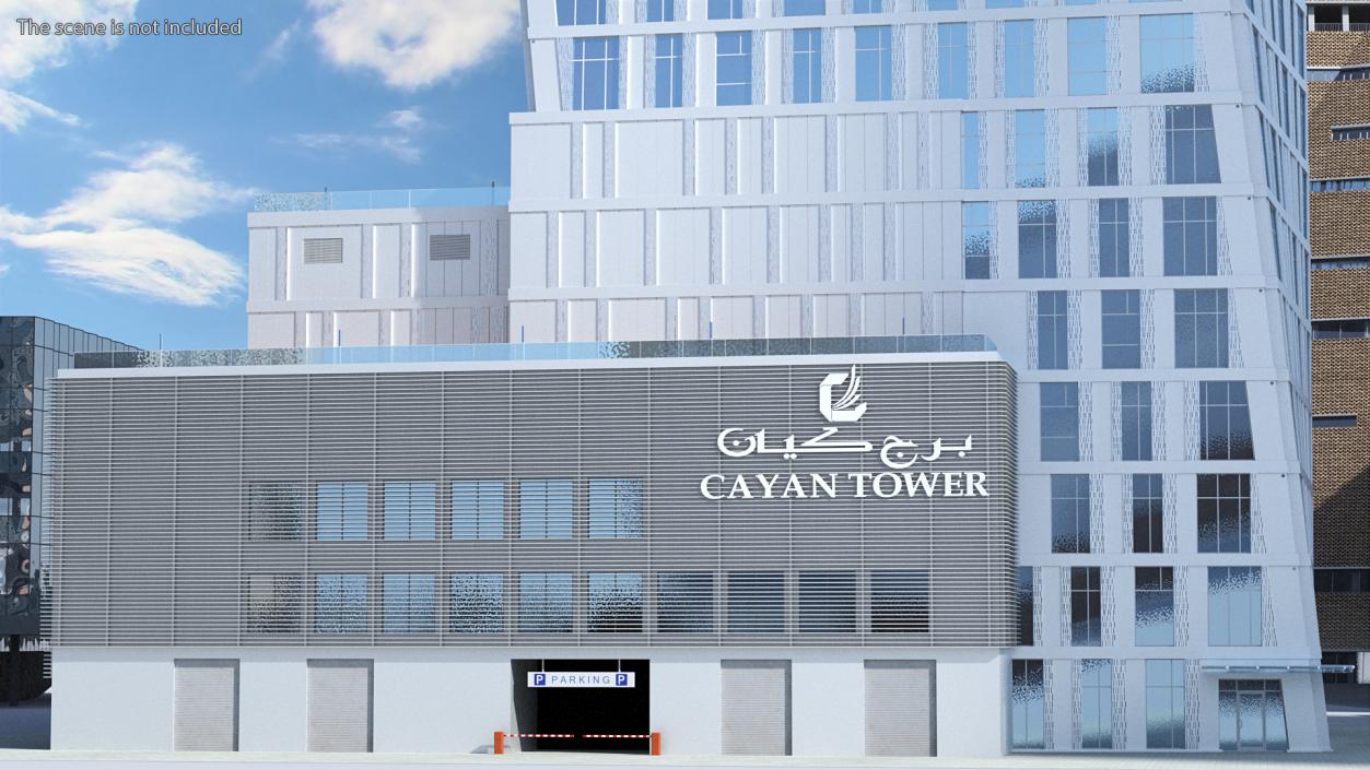 Cayan Tower Skyscraper 3D