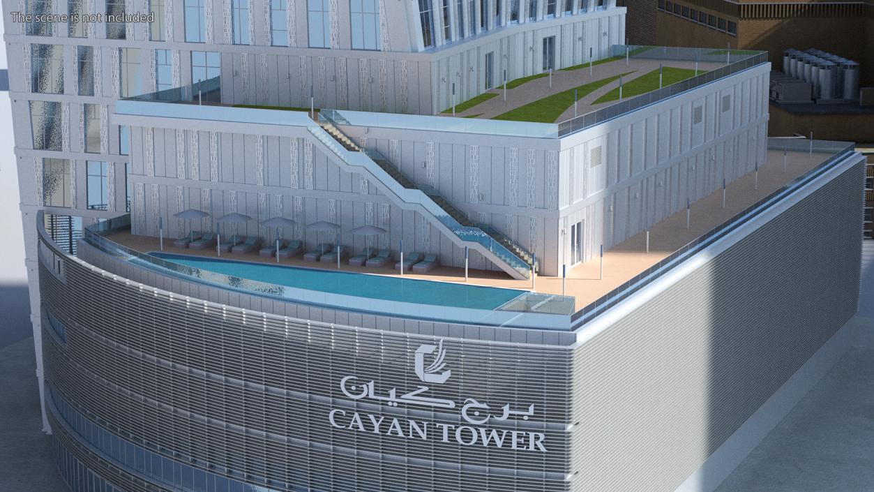 Cayan Tower Skyscraper 3D