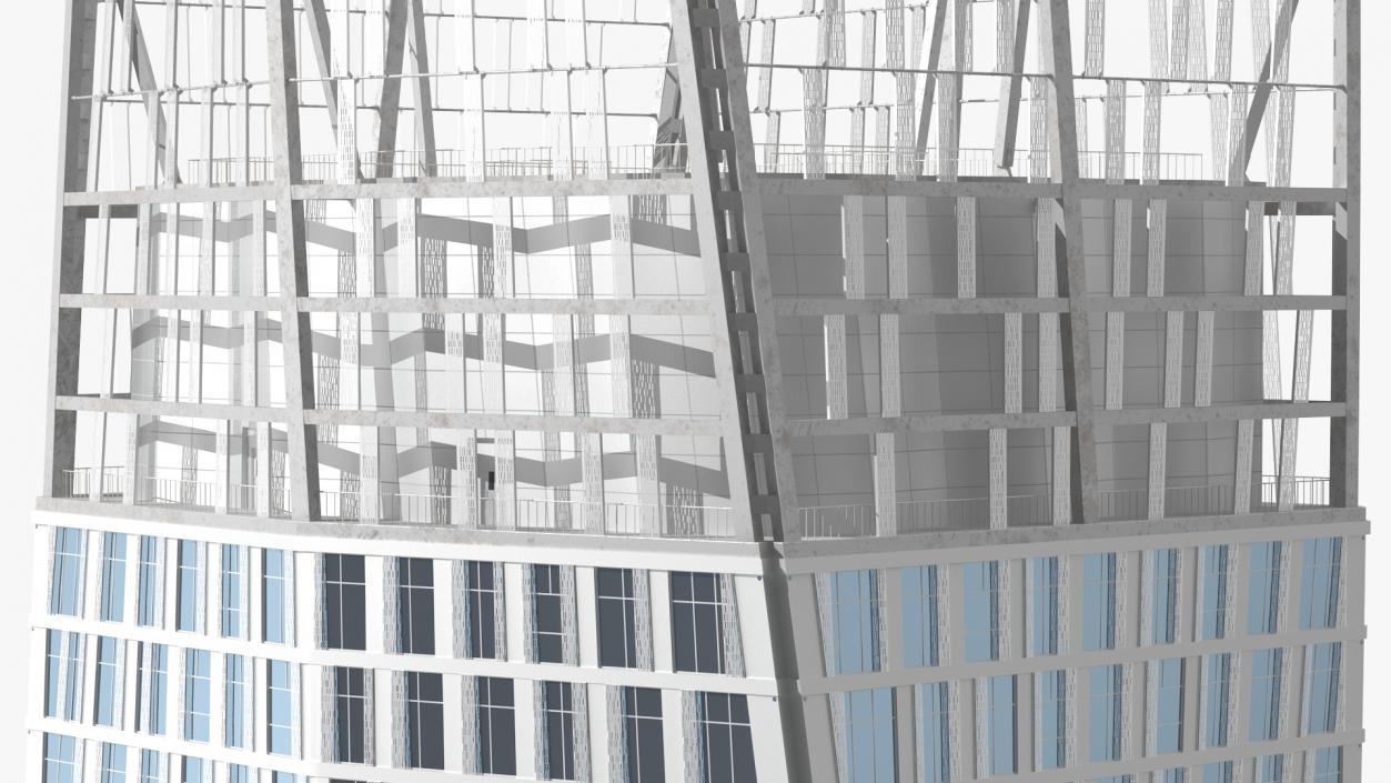 Cayan Tower Skyscraper 3D