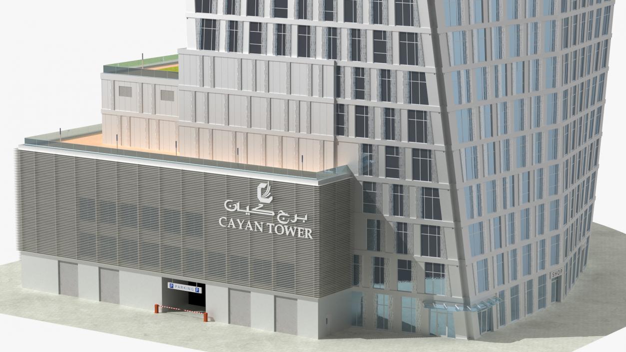 Cayan Tower Skyscraper 3D