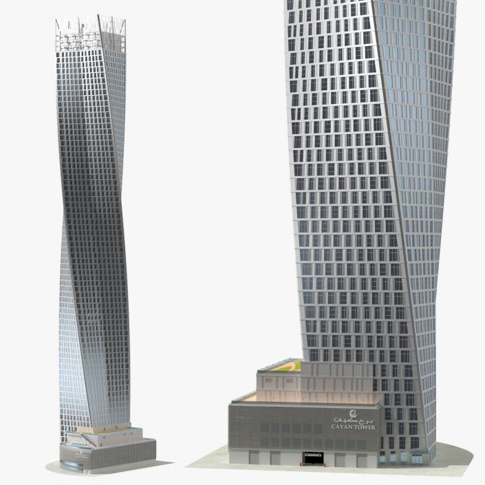 Cayan Tower Skyscraper 3D