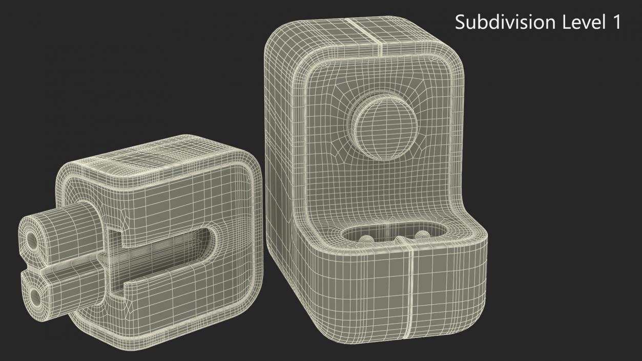 3D model Apple 12W USB Power Adapter Disassembled