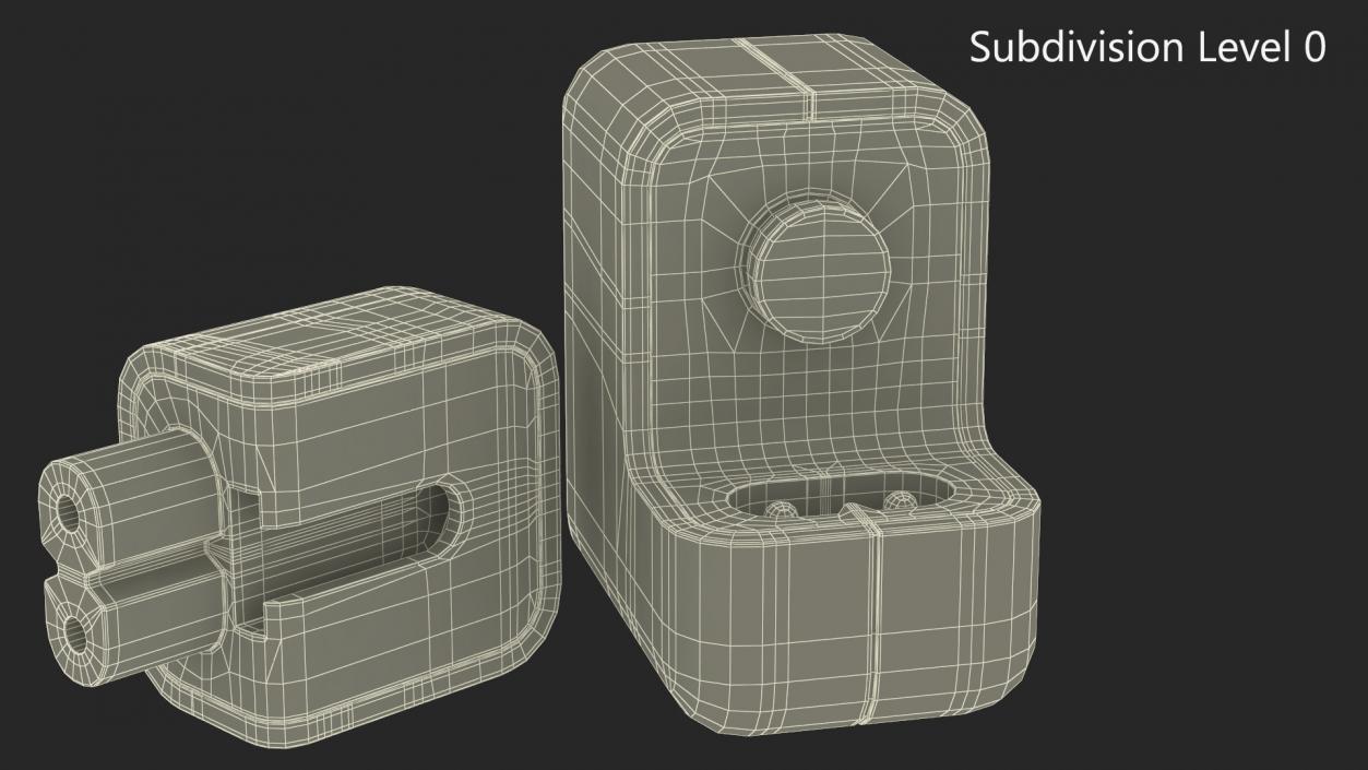 3D model Apple 12W USB Power Adapter Disassembled