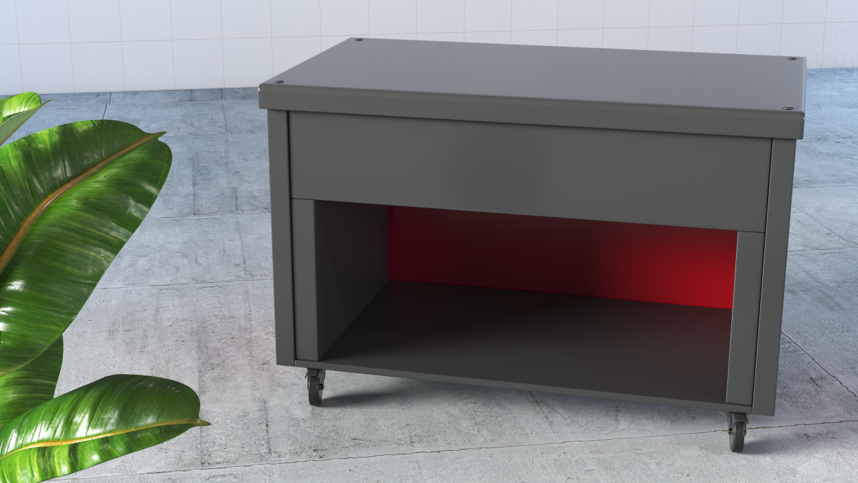 3D model Counter Self Service Line