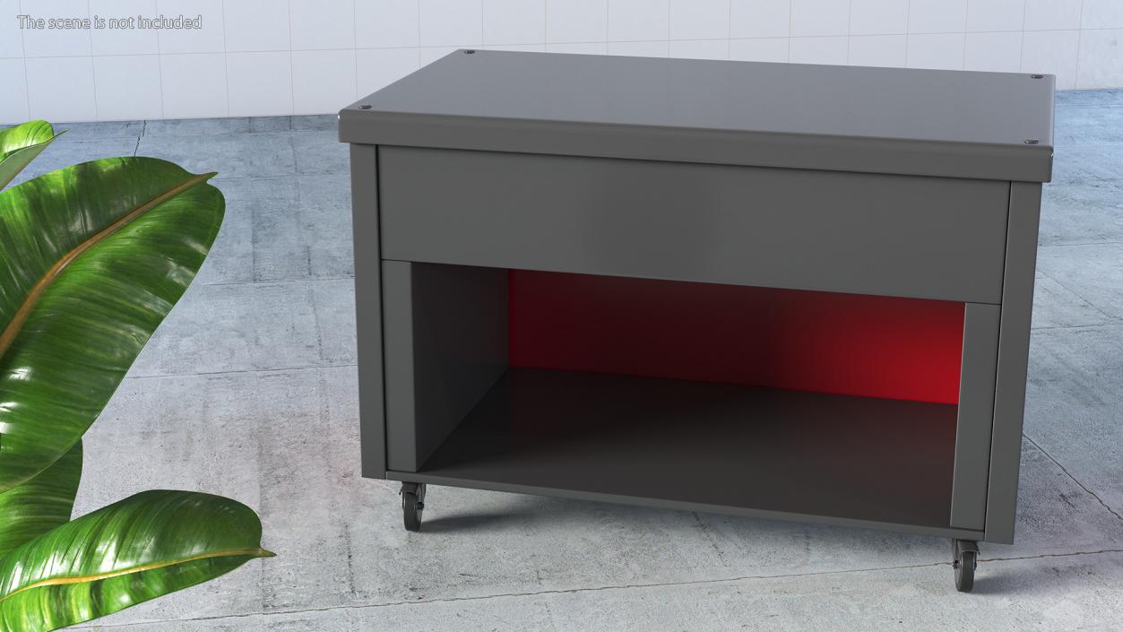 3D model Counter Self Service Line