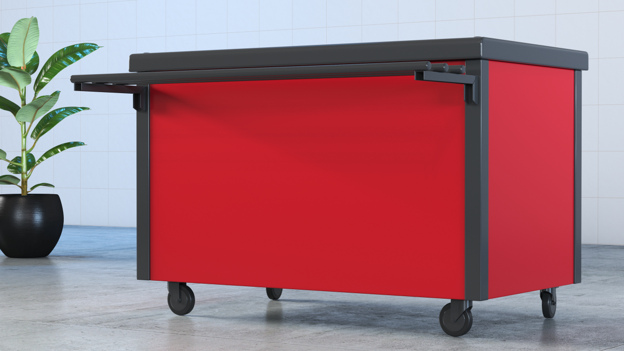 3D model Counter Self Service Line