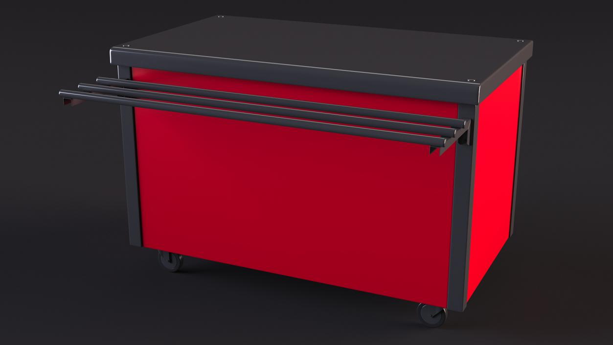 3D model Counter Self Service Line