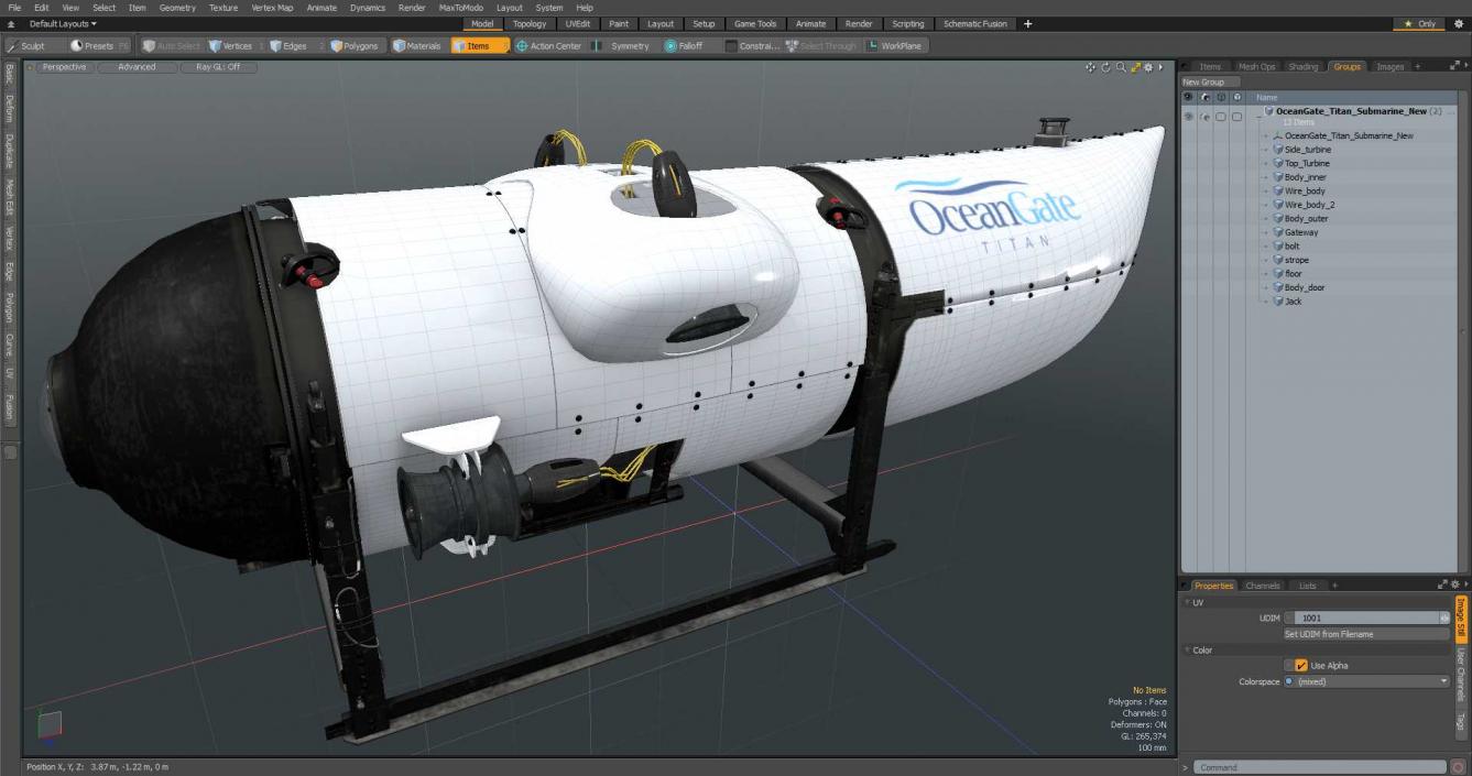 OceanGate Titan Submarine New 3D model