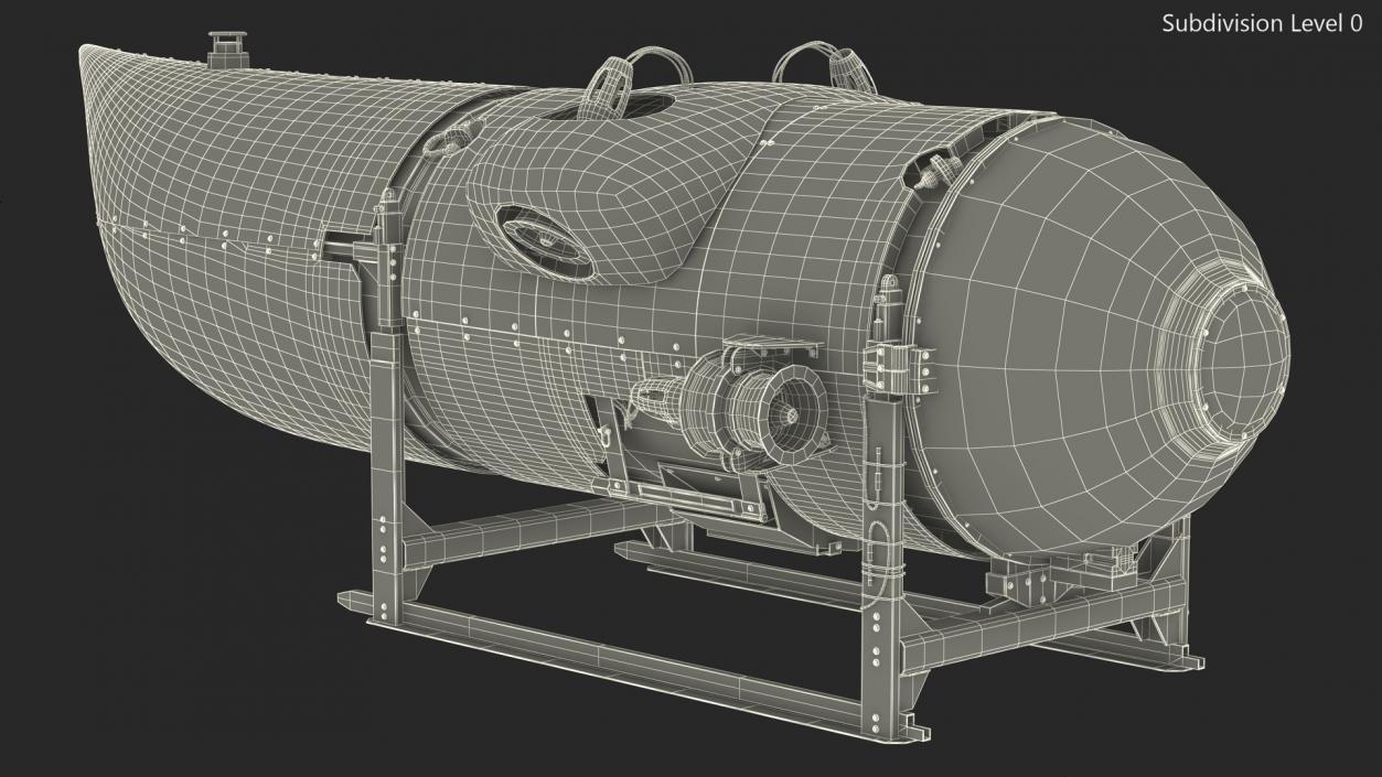 OceanGate Titan Submarine New 3D model