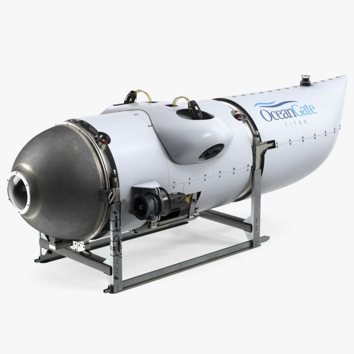 OceanGate Titan Submarine New 3D model