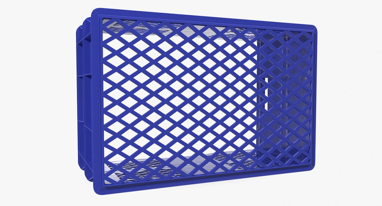 3D model Vegetable Square Plastic Crate