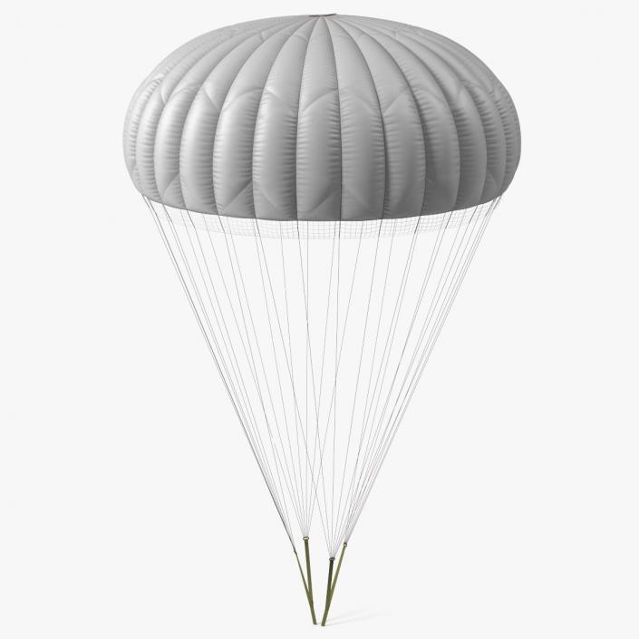 Dome Gray Parachute 3D model