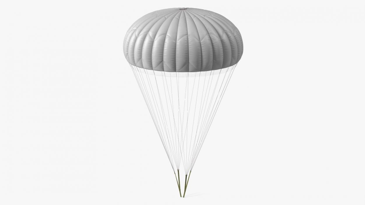 Dome Gray Parachute 3D model