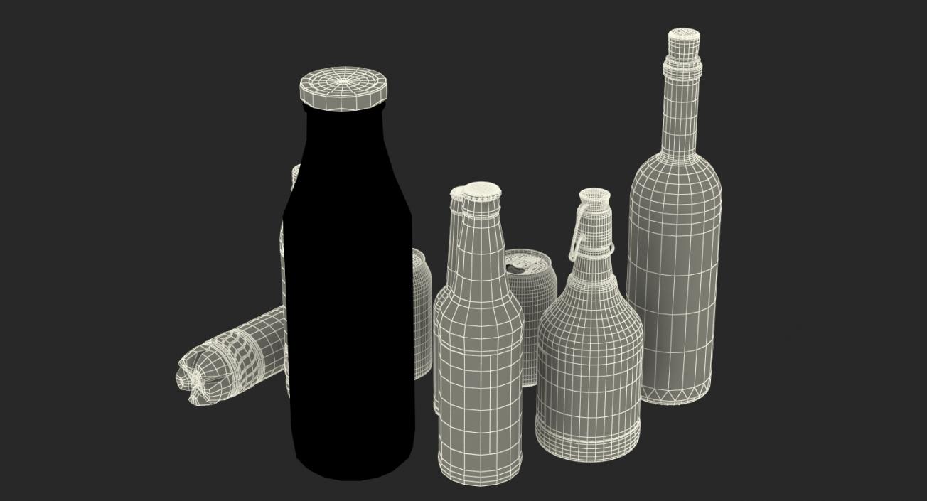 3D model Bottles Collection 4