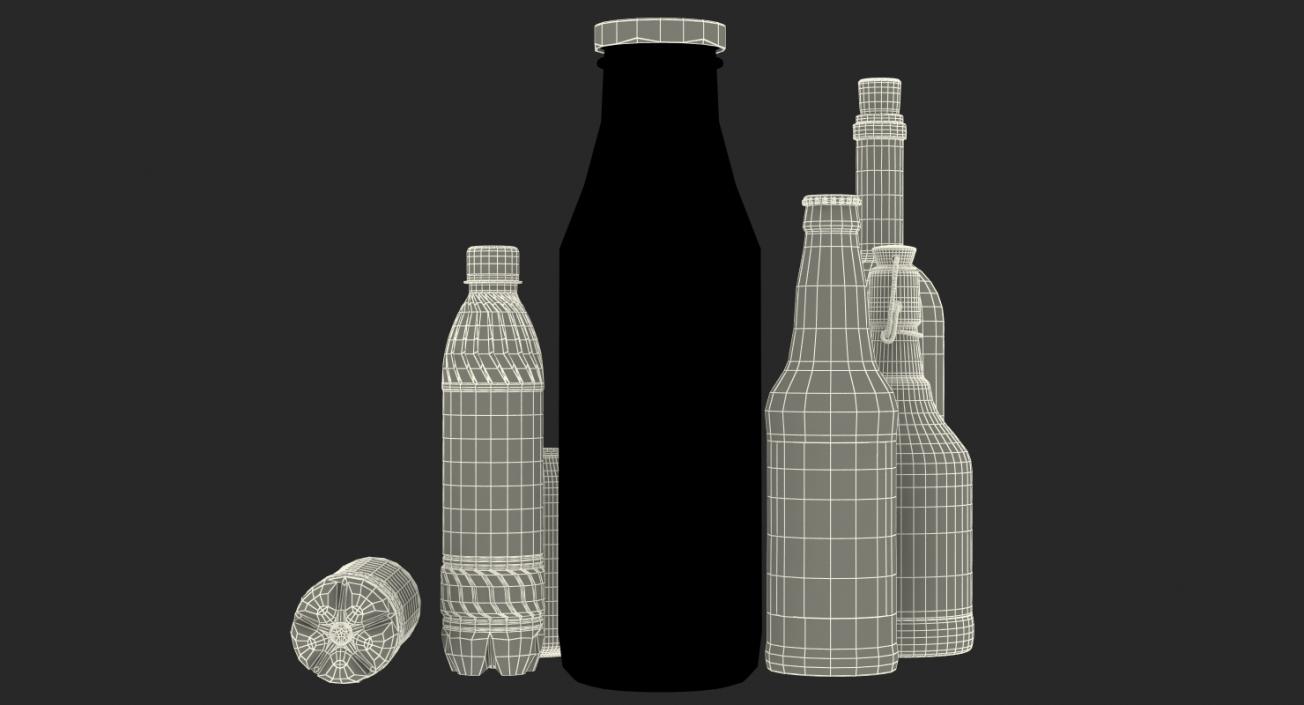 3D model Bottles Collection 4