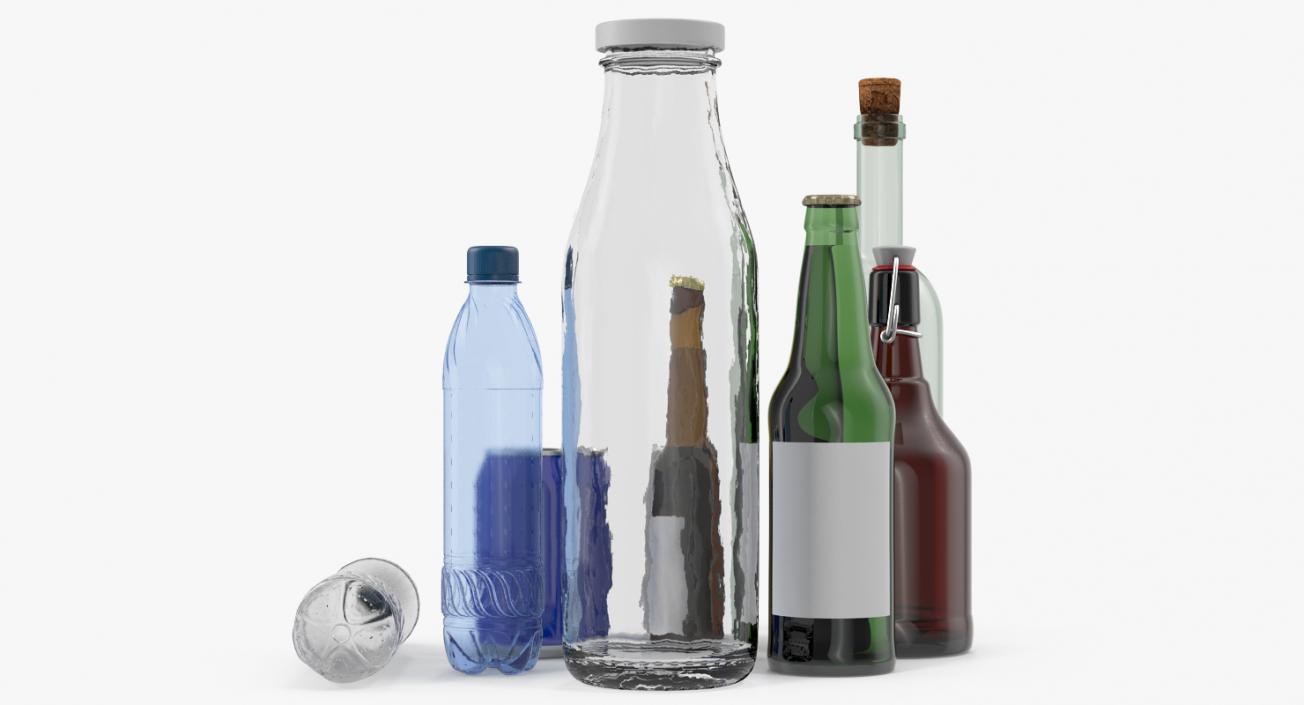 3D model Bottles Collection 4