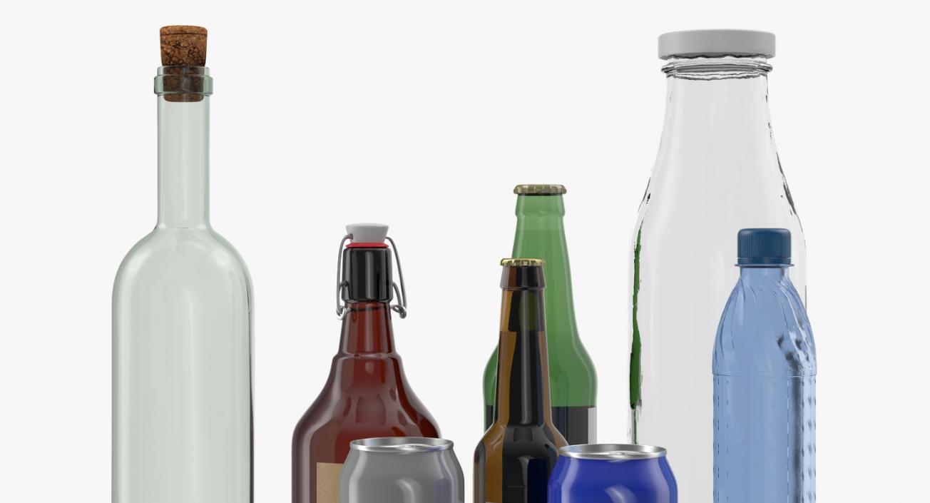 3D model Bottles Collection 4