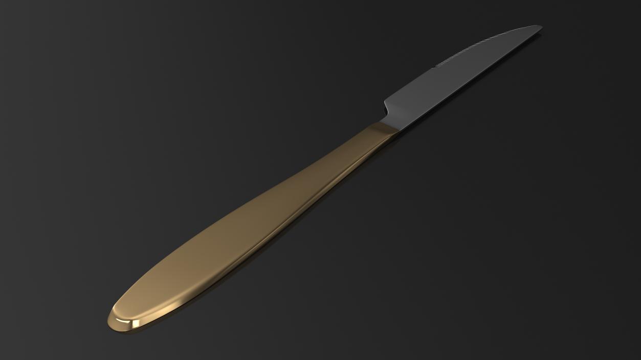 Golden Knife 2 3D model