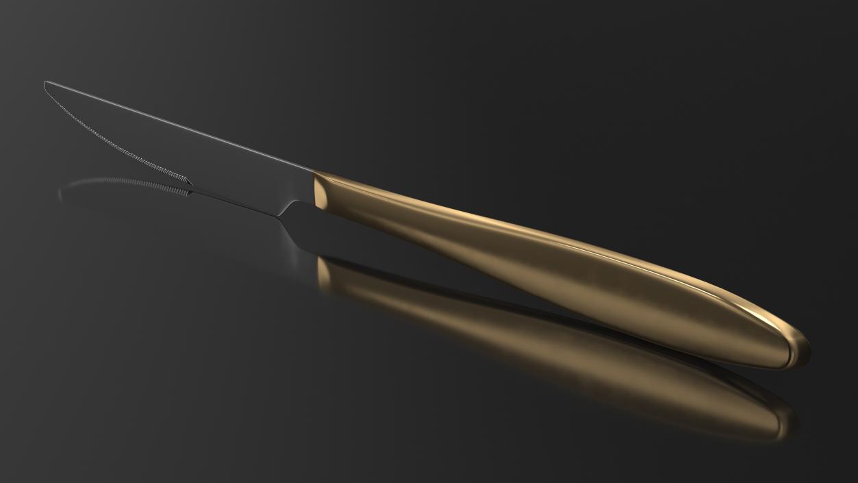 Golden Knife 2 3D model