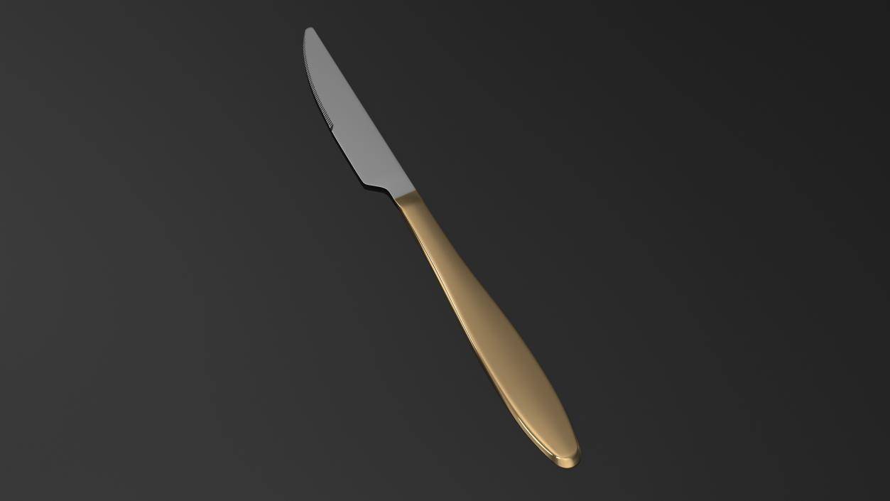 Golden Knife 2 3D model